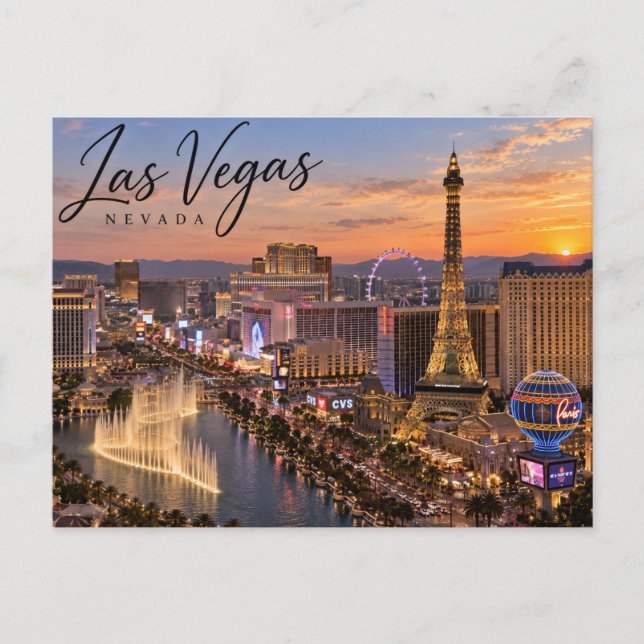 Las Vegas Nevada  Vykort (Framsida)