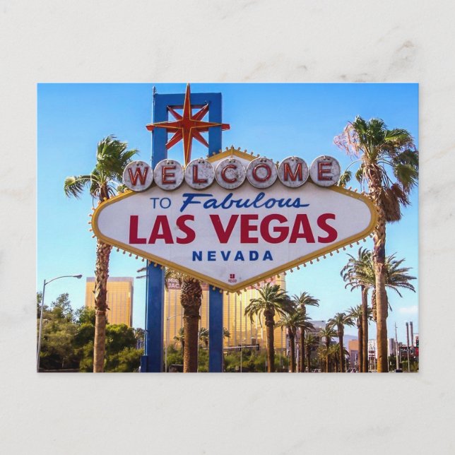 Las Vegas Nevada Vykort (Framsida)