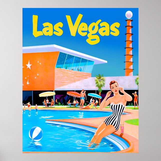 Las Vegas, Nevadas reseaffisch Poster (Framsidan)