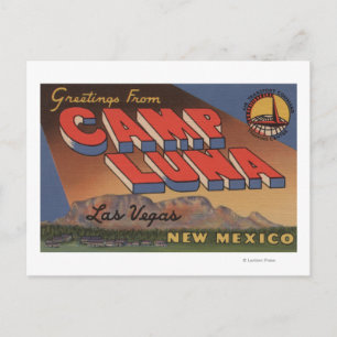 Las Vegas, New mexico - Camp Luna Vykort