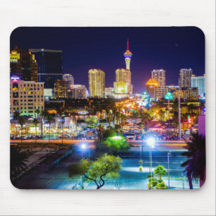 Las Vegas Night Strip Las Vegas Nevada Mouse Pad Musmatta