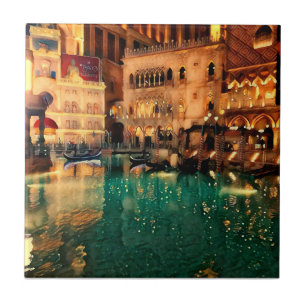 Las vegas Nights Casino Original Abstrakt Art  Kakelplatta