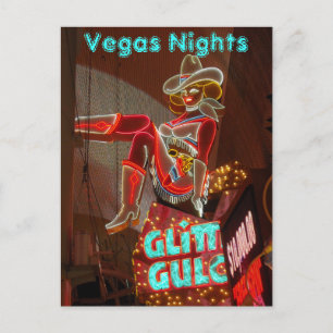 Las Vegas Nights Vykort