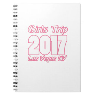 Las Vegas NV för flickaresan 2017 att matcha reser Anteckningsbok