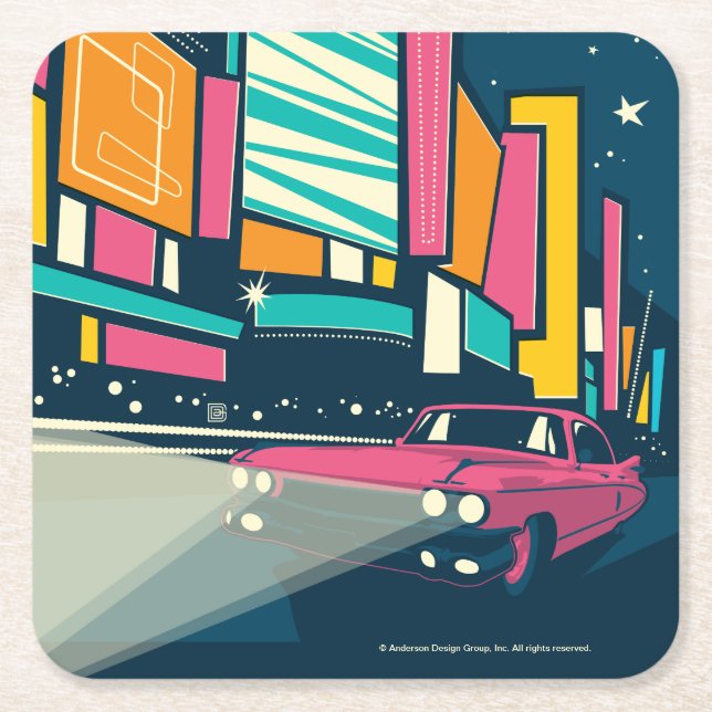 Las Vegas NV Underlägg Papper Kvadrat (Framsidan)