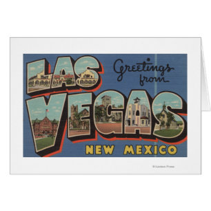 Las Vegas nya - mexico - stora brevplatser 2 Hälsningskort