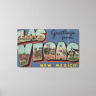 Las Vegas nya - mexico - stora brevplatser Canvastryck