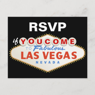 Las Vegas-OSA kort för destinationsbröllop
