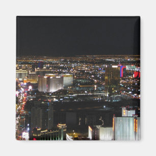 Las Vegas på natten Magnet