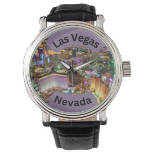 Las Vegas på natten med ljus Nevada Armbandsur