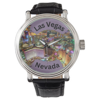 Las Vegas på natten med ljus Nevada Armbandsur
