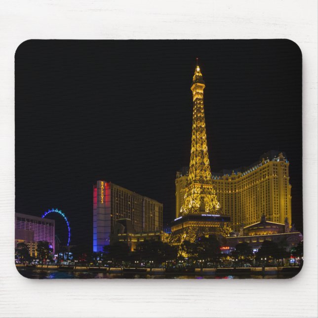 Las Vegas på natten Musmatta (Framsidan)