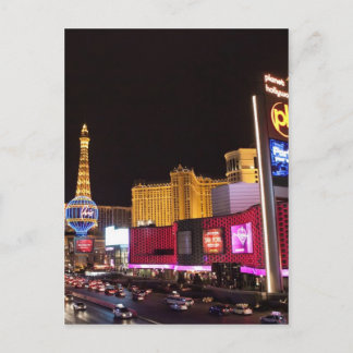 Las Vegas på natten Vykort