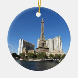 Las Vegas - Paris Paris Julgransprydnad Keramik
