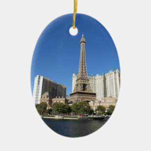 Las Vegas - Paris Paris Julgransprydnad Keramik