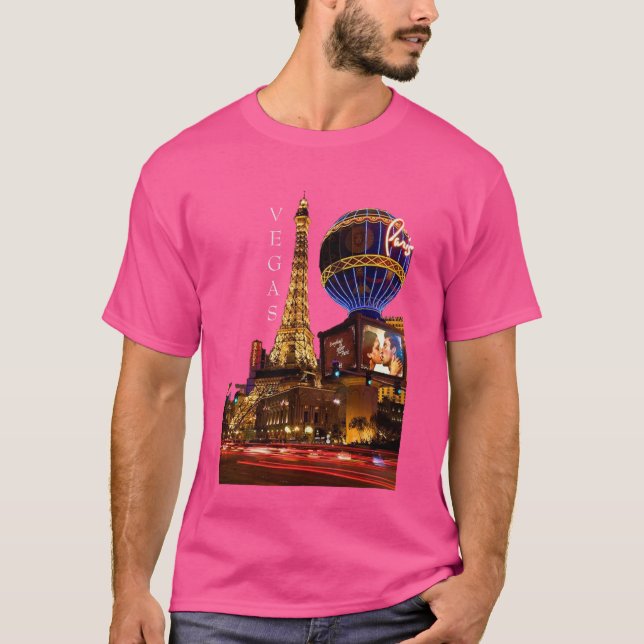 Las Vegas Paris t-shirt (Framsida)