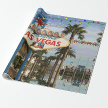 Las Vegas "Peace on Earth" Wrapping Papper