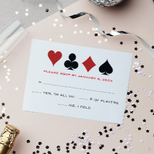 Las Vegas Poker Card Kostym Black White Bröllop OS OSA Kort