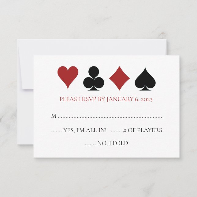 Las Vegas Poker Card Kostym Bröllop OSA (Framsida)