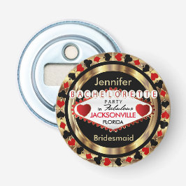 Las Vegas Poker Chip - Bachelorette Party Flasköppnare