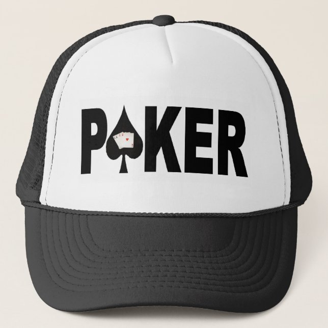 Las Vegas POKER Player Lucky Cap! Keps (Framsida)