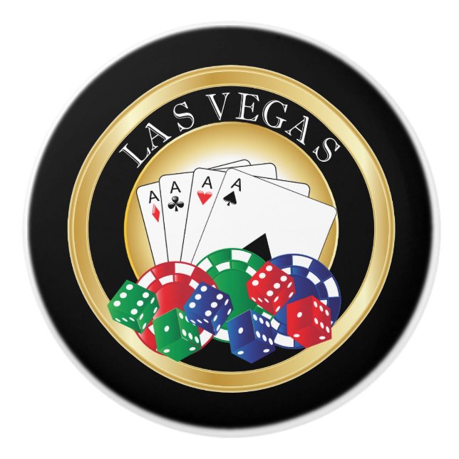 Las Vegas pokerdesign Knopp (Framsidan)