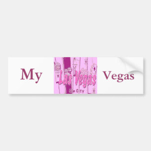 Las Vegas Pop Art Retro Bildekal