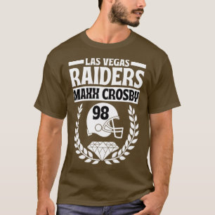 Las Vegas Raiders Maxx Crosby 98 Helmet American T Shirt