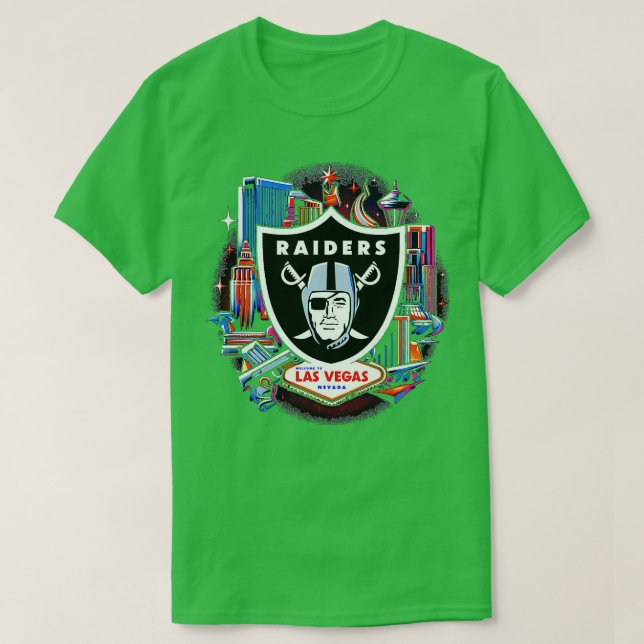 Las Vegas Raiders Välkommen till Las Vegas T Shirt (Design framsida)