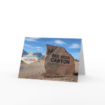 Las Vegas Red Sten Canyon Snö