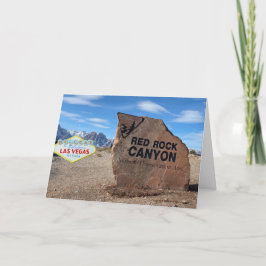 Las Vegas Red Sten Canyon Snö Kort