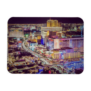 Las Vegas-remsan stilized Magnet