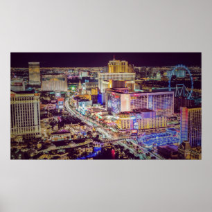 Las Vegas-remsan stilized Poster