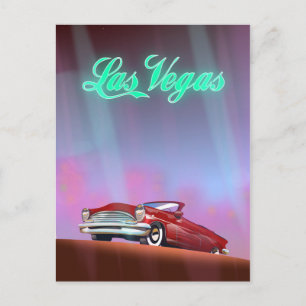 Las Vegas-reseaffisch Vykort