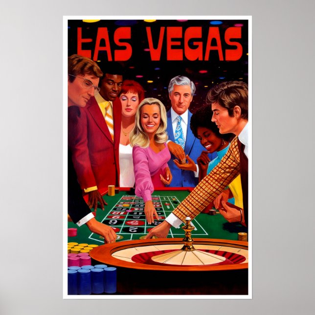 Las Vegas resebroschyr Poster (Framsidan)