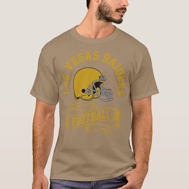 Las Vegas Retro Hjälm T Shirt (Framsida)