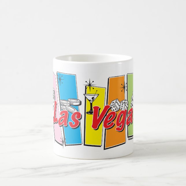 Las Vegas Retro Kaffemugg (Center)