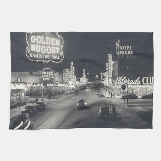 Las Vegas Retro Kökshandduk (Horisontell)