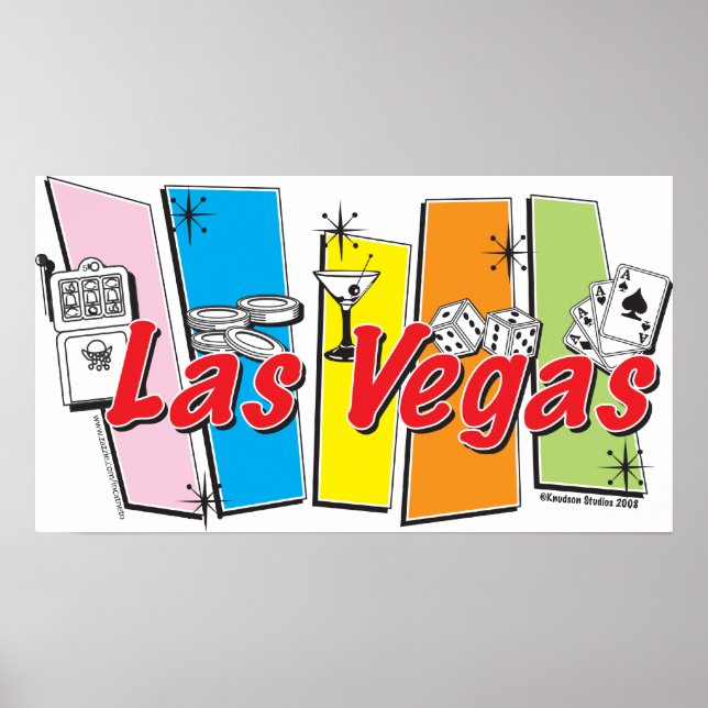 Las-Vegas-Retro Poster (Framsidan)
