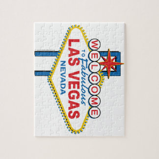 Las Vegas Retro-skylt Pussel