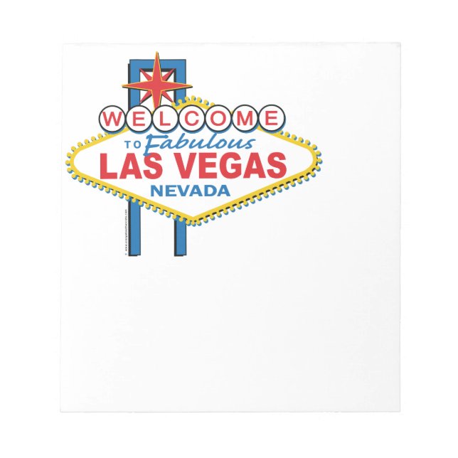 Las Vegas Retro-tecken Anteckningsblock (Framsida)