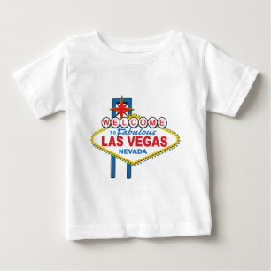 Las Vegas Retro-tecken Tee Shirt