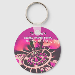 Las Vegas rosor Bachelorette Nyckelring