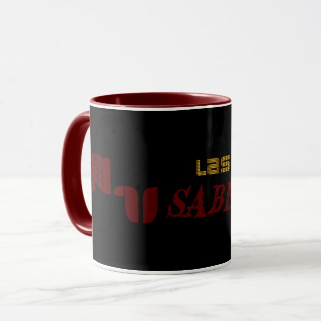Las Vegas Sabercats Maroon Mugg (Framsida vänster)