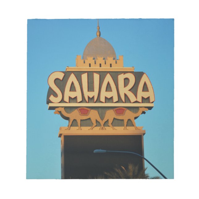 Las Vegas Sahara Casino Landmark Architecture Anteckningsblock (Framsida)