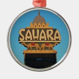 Las Vegas Sahara Casino Landmark Architecture Julgransprydnad Metall