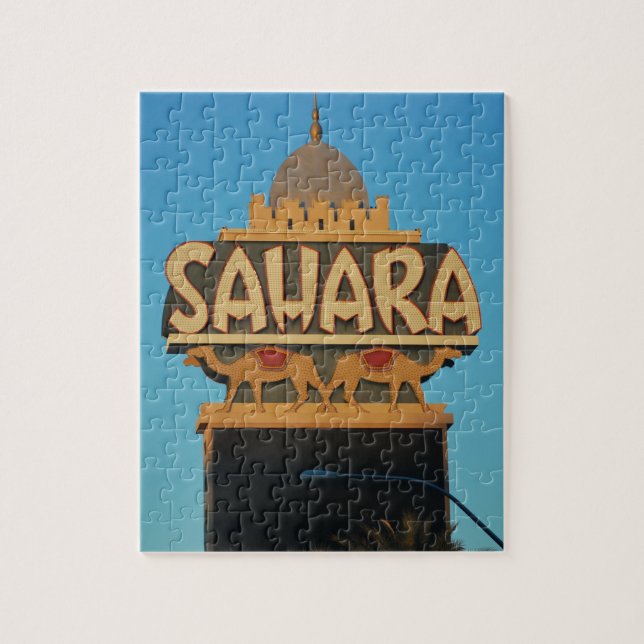 Las Vegas Sahara Casino Landmark Architecture Pussel (Vertikal)