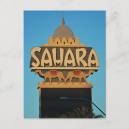 Las Vegas Sahara Casino Landmärke Arkitektur Vykort