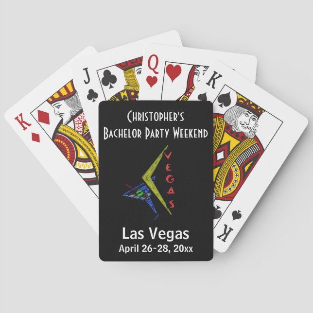Las Vegas Sällhetsresa Resa Förmån Casinokort (Baksidan)