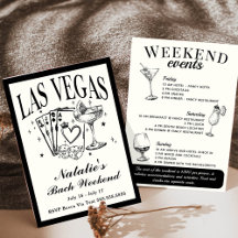 Las Vegas Sällskapsdamens sociala cocktail-resplan